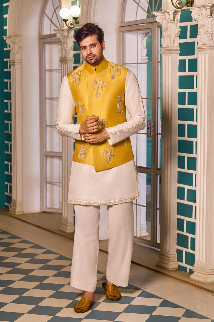 Dandelion Bandi-Kurta Set