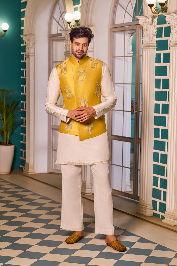 Dandelion Bandi-Kurta Set