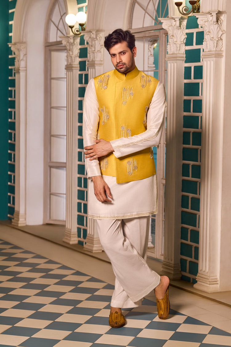 Dandelion Bandi-Kurta Set