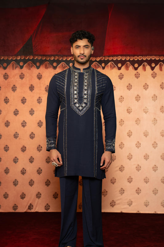 Akashneel Kurta Set