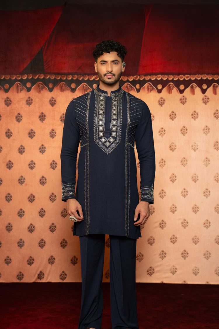 Akashneel Kurta Set