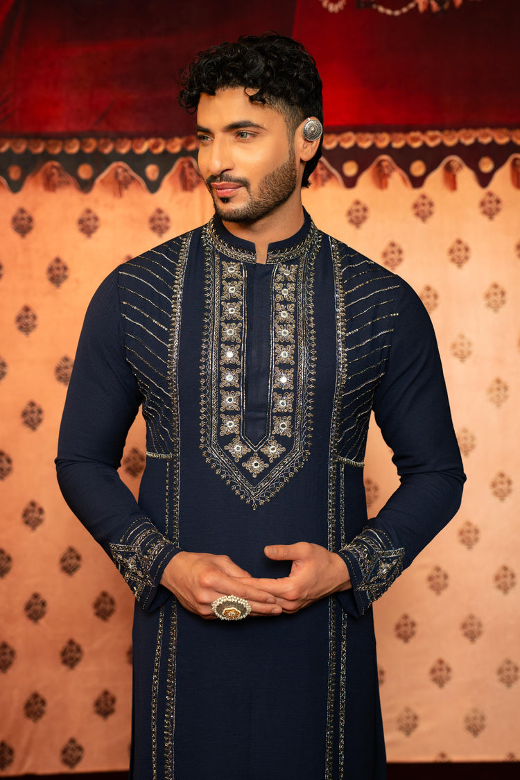 Akashneel Kurta Set