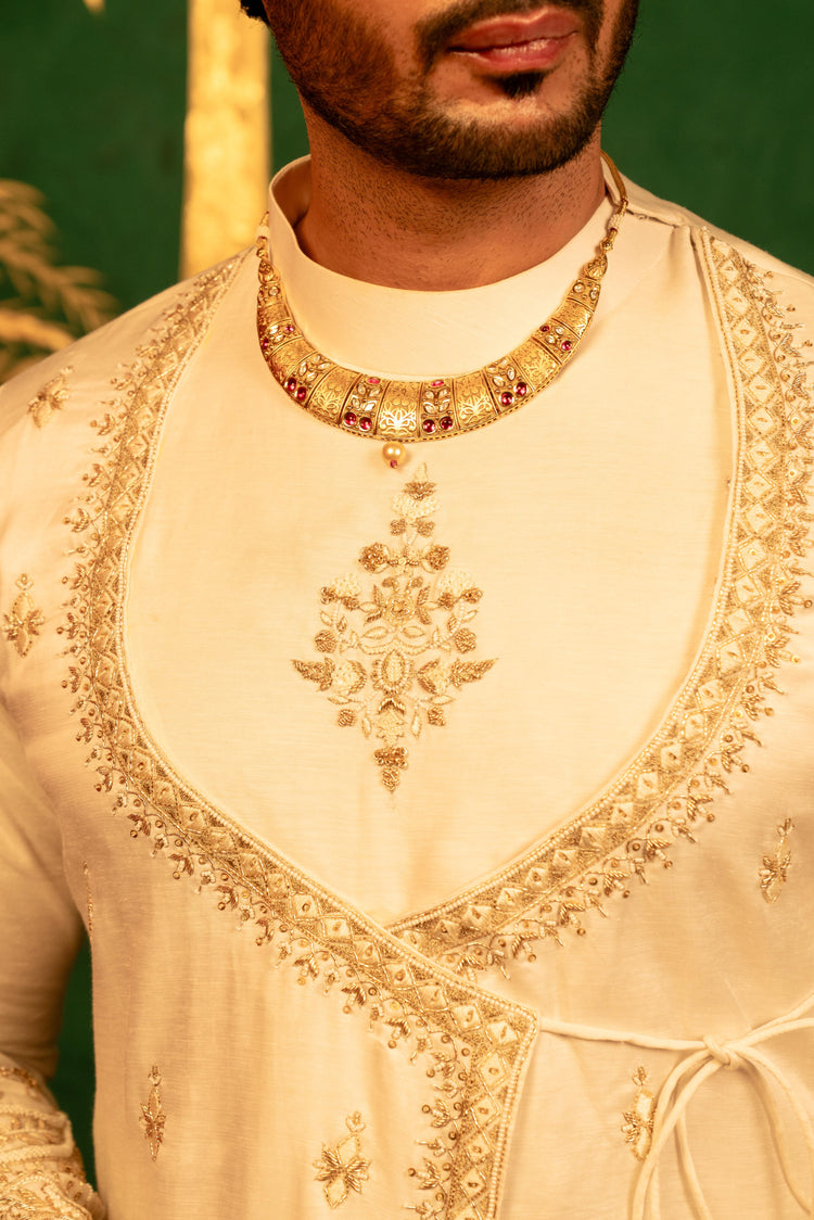 Regal Angrakha Kurta Set