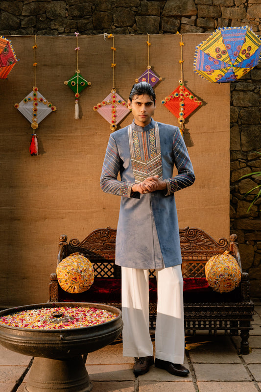 Raakh Veer Indo-Western Set