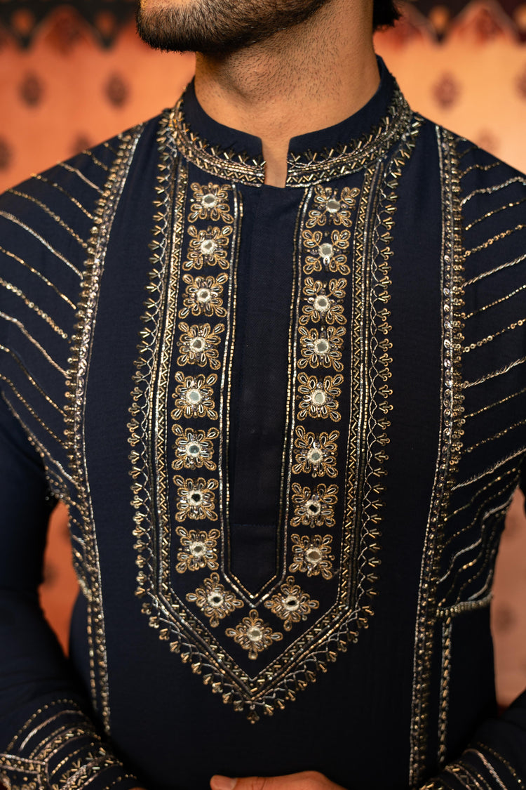 Akashneel Kurta Set