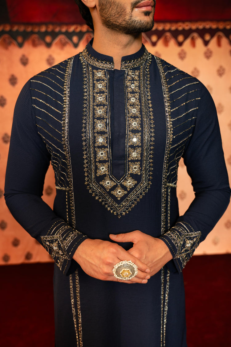 Akashneel Kurta Set